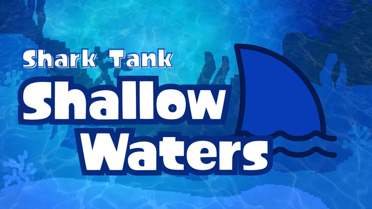 shark tank: shallow waters title screen